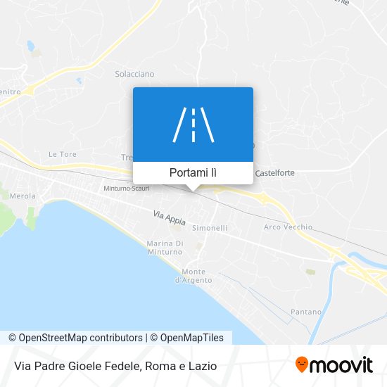 Mappa Via Padre Gioele Fedele