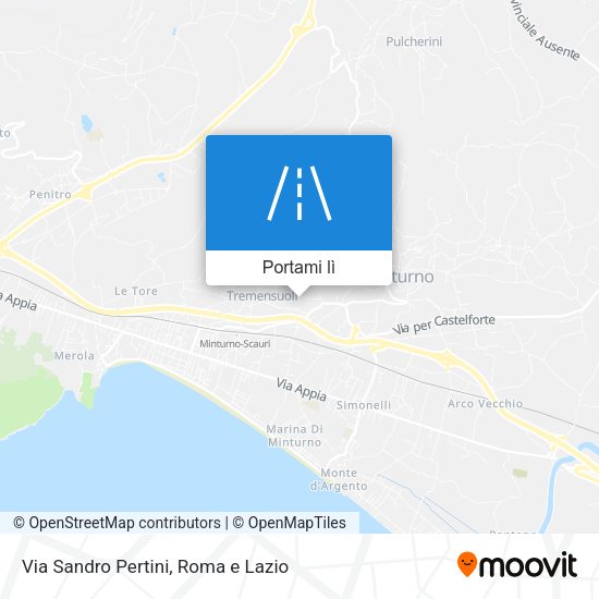 Mappa Via Sandro Pertini