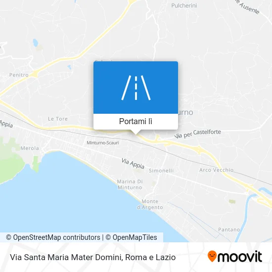 Mappa Via Santa Maria Mater Domini