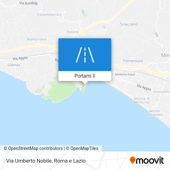 Mappa Via Umberto Nobile