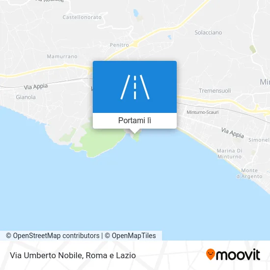 Mappa Via Umberto Nobile