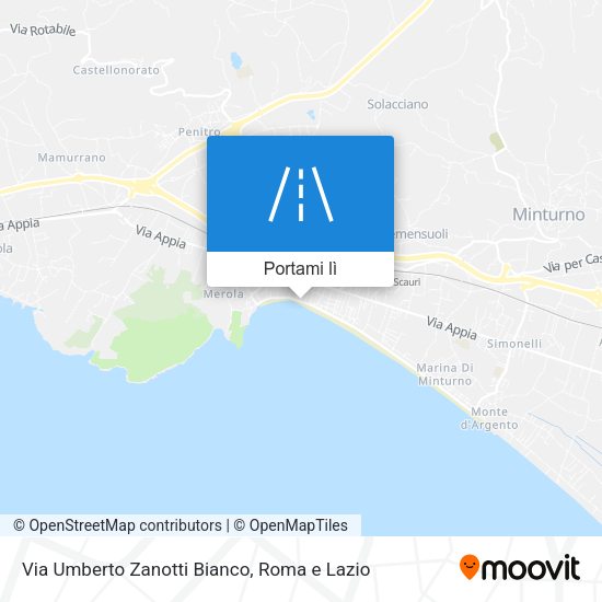 Mappa Via Umberto Zanotti Bianco