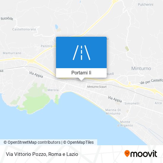 Mappa Via Vittorio Pozzo