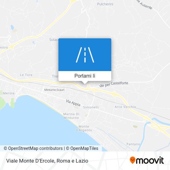 Mappa Viale Monte D'Ercole