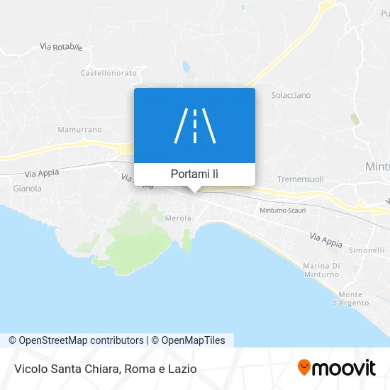 Mappa Vicolo Santa Chiara