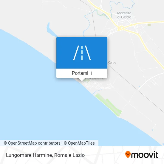 Mappa Lungomare Harmine