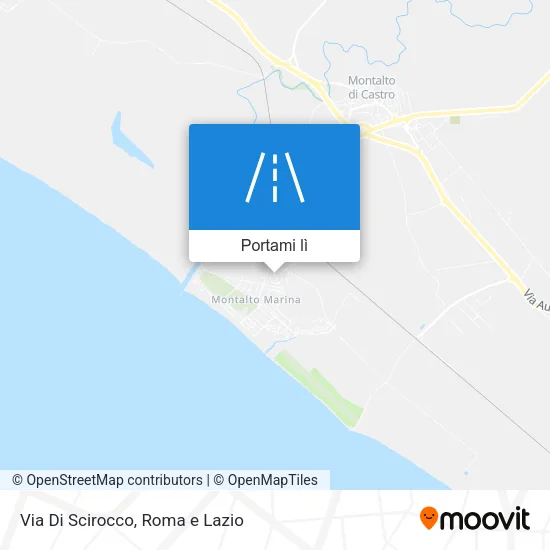 Mappa Via Di Scirocco
