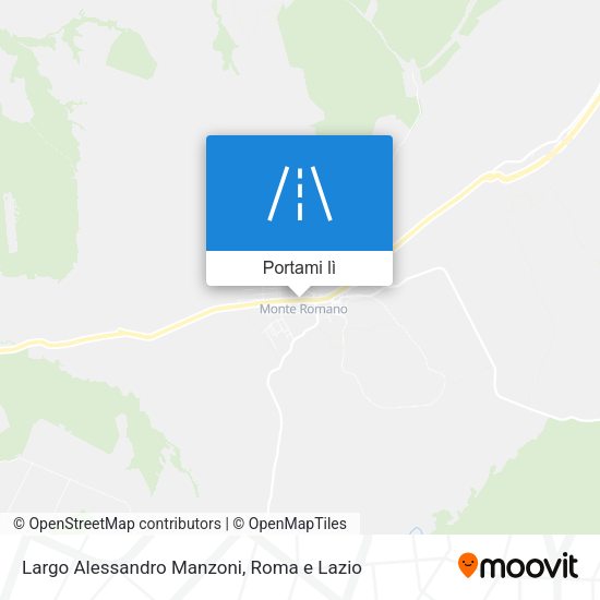 Mappa Largo Alessandro Manzoni