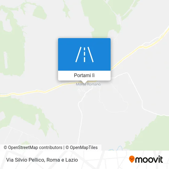 Mappa Via Silvio Pellico