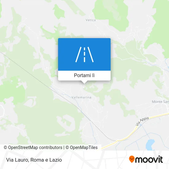 Mappa Via Lauro