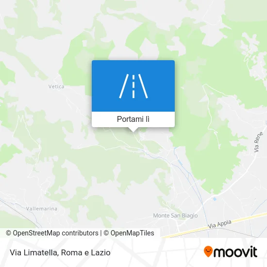 Mappa Via Limatella