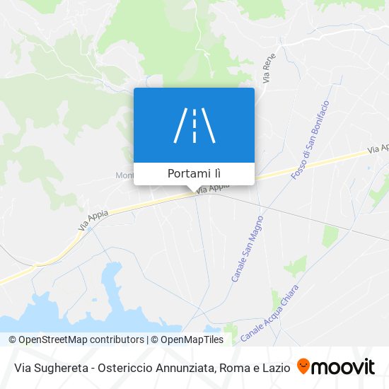 Mappa Via Sughereta - Ostericcio Annunziata