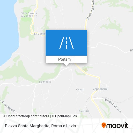 Mappa Piazza Santa Margherita