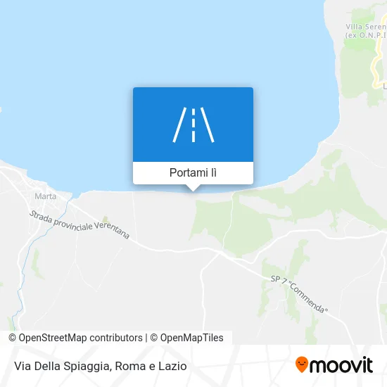 Mappa Via Della Spiaggia