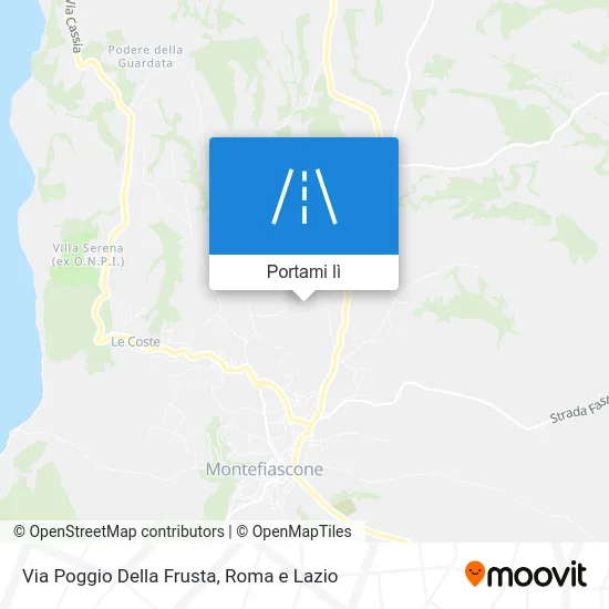 Mappa Via Poggio Della Frusta