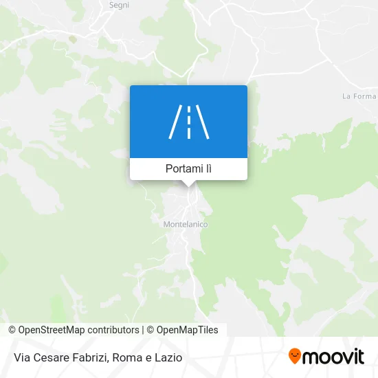 Mappa Via Cesare Fabrizi