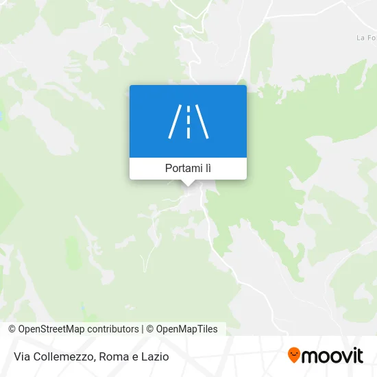 Mappa Via Collemezzo