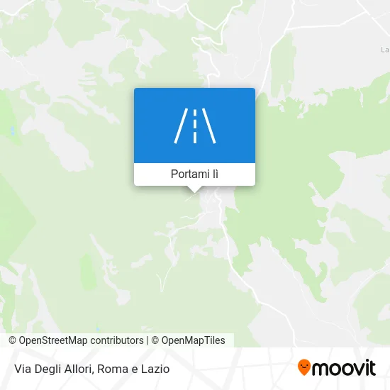 Mappa Via Degli Allori