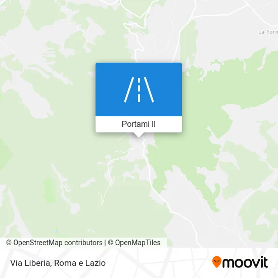 Mappa Via Liberia