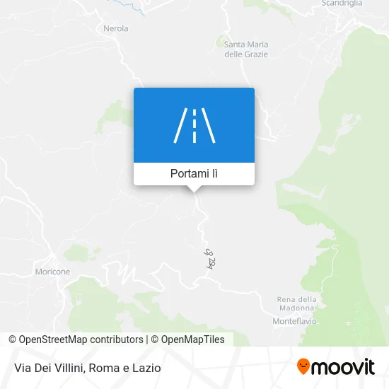 Mappa Via Dei Villini