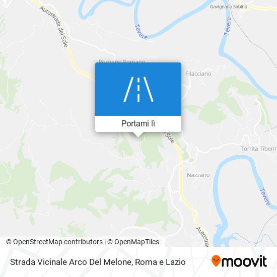 Mappa Strada Vicinale Arco Del Melone