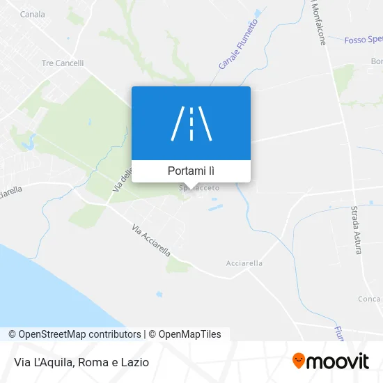 Mappa Via L'Aquila
