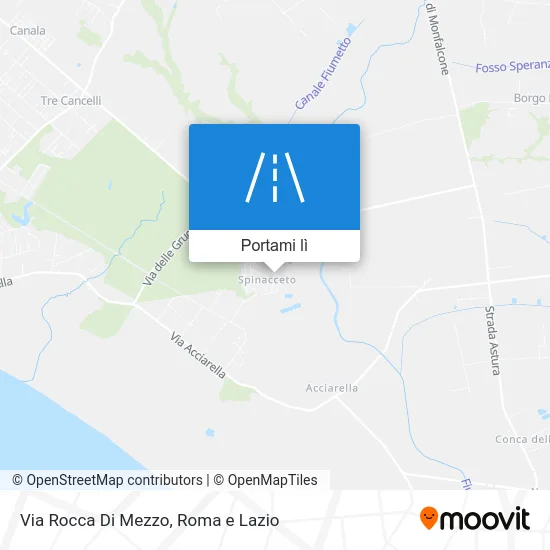 Mappa Via Rocca Di Mezzo