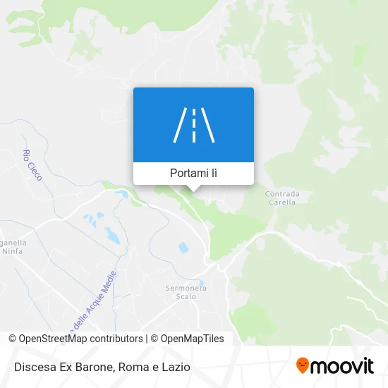Mappa Discesa Ex Barone