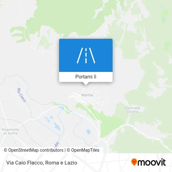 Mappa Via Caio Flacco