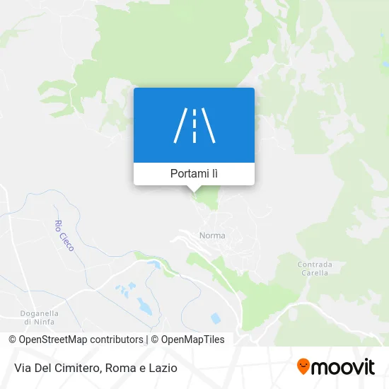 Mappa Via Del Cimitero