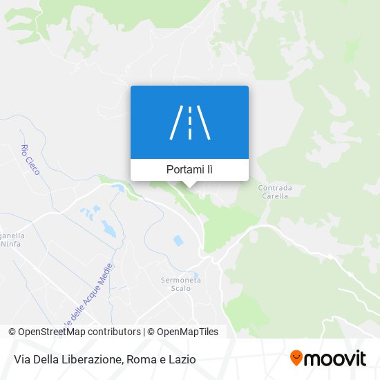 Mappa Via Della Liberazione