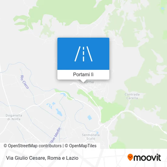 Mappa Via Giulio Cesare