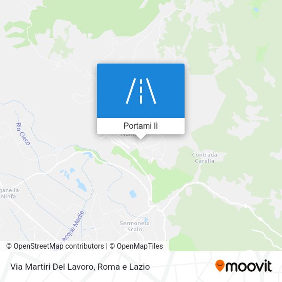 Mappa Via Martiri Del Lavoro