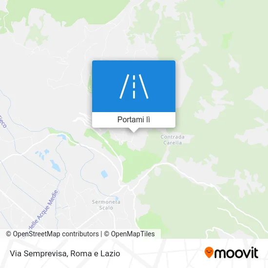Mappa Via Semprevisa