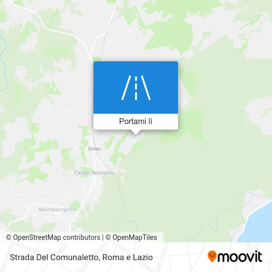 Mappa Strada Del Comunaletto