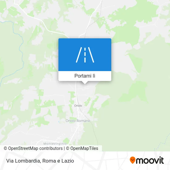 Mappa Via Lombardia