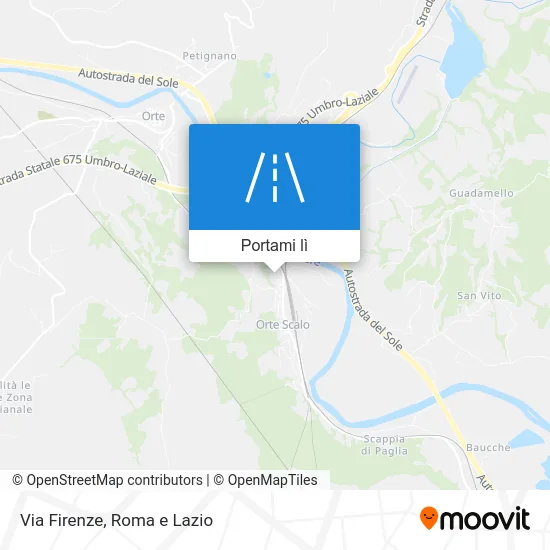 Mappa Via Firenze