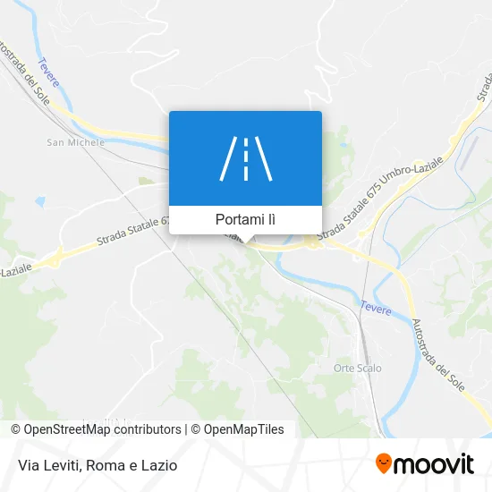 Mappa Via Leviti