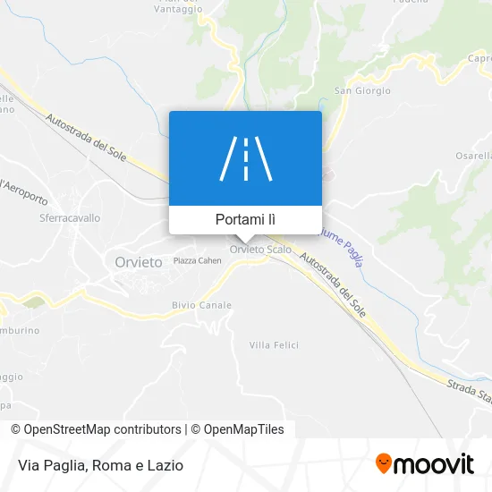 Mappa Via Paglia