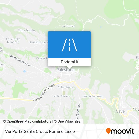 Mappa Via Porta Santa Croce