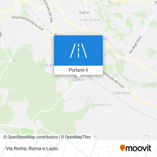 Mappa Via Roma