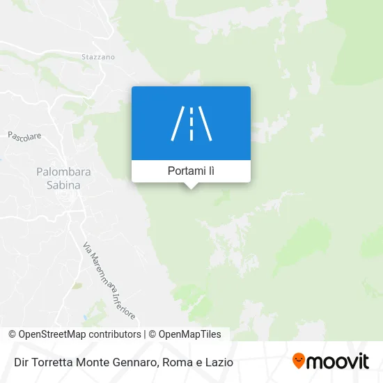 Mappa Dir Torretta Monte Gennaro