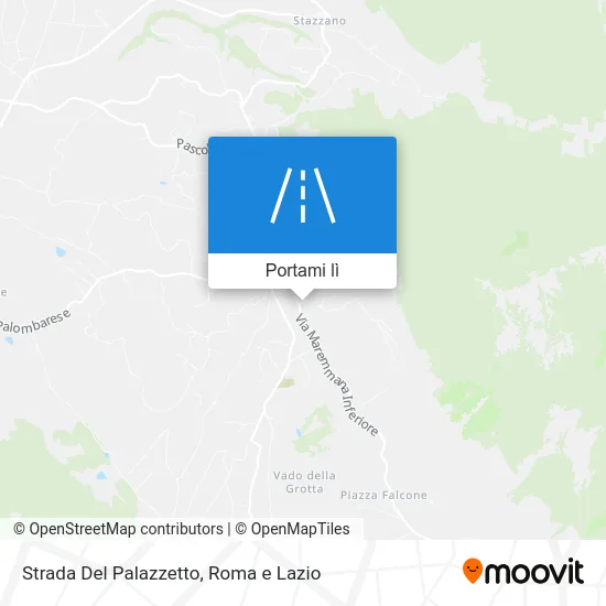 Mappa Strada Del Palazzetto