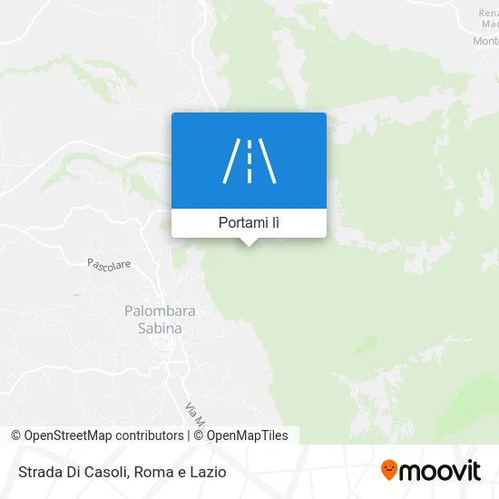 Mappa Strada Di Casoli