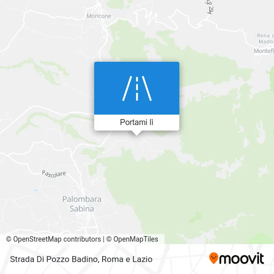 Mappa Strada Di Pozzo Badino