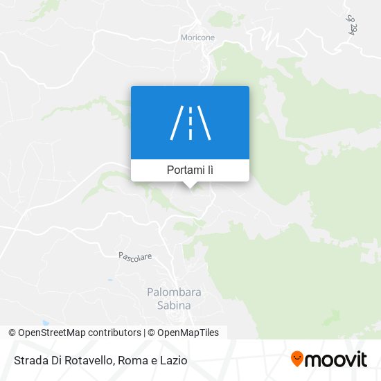 Mappa Strada Di Rotavello