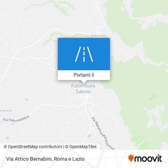 Mappa Via Attico Bernabini