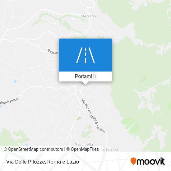 Mappa Via Delle Pilozze