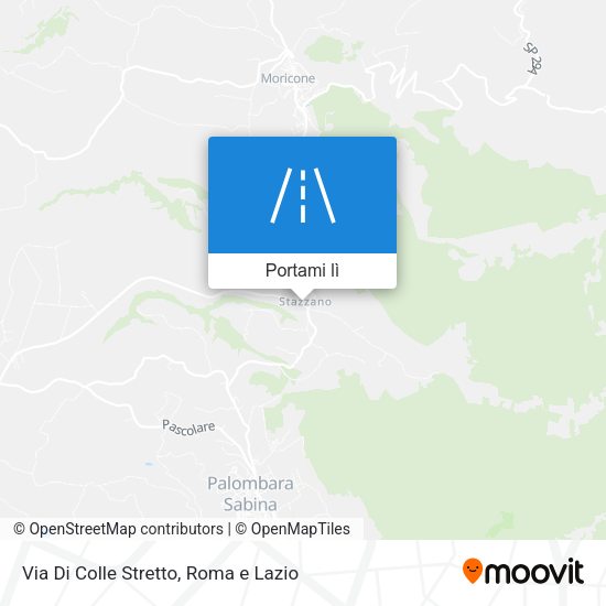 Mappa Via Di Colle Stretto
