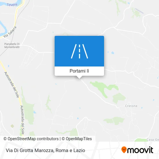 Mappa Via Di Grotta Marozza